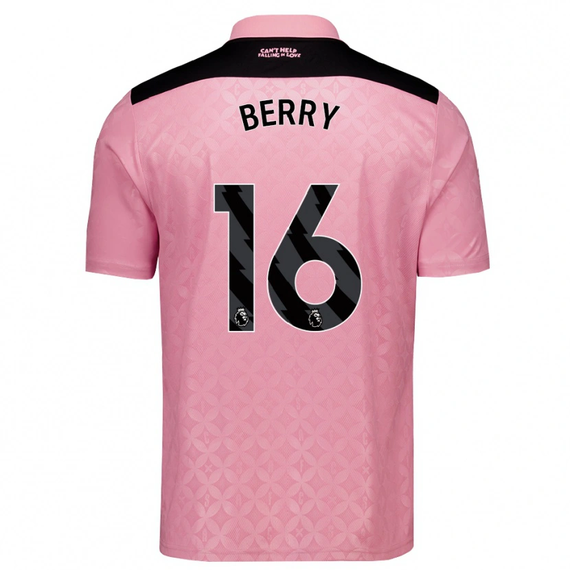 Danxen Homem Camisola Ethan Berry #16 Lightpink Preto Alternativa 2026/27 Camisa Brasil