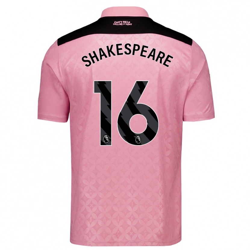 Danxen Homem Camisola Caleb Shakespeare #16 Lightpink Preto Alternativa 2026/27 Camisa Brasil