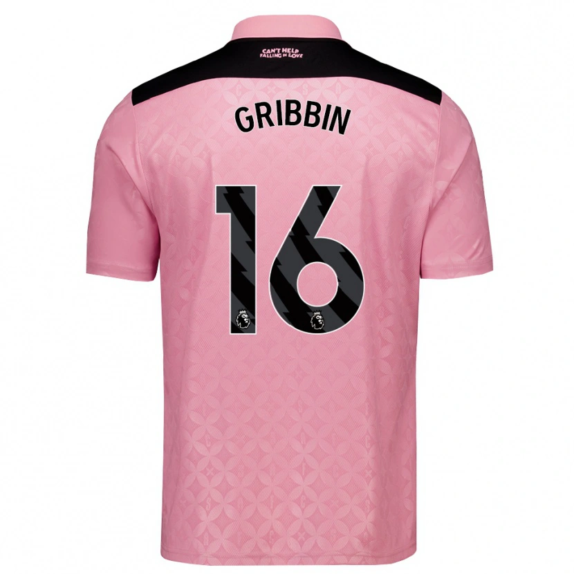Danxen Homem Camisola Lewis Gribbin #16 Lightpink Preto Alternativa 2026/27 Camisa Brasil