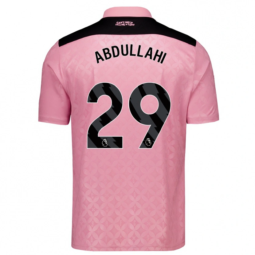 Danxen Homem Camisola Ahmed Abdullahi #29 Lightpink Preto Alternativa 2026/27 Camisa Brasil