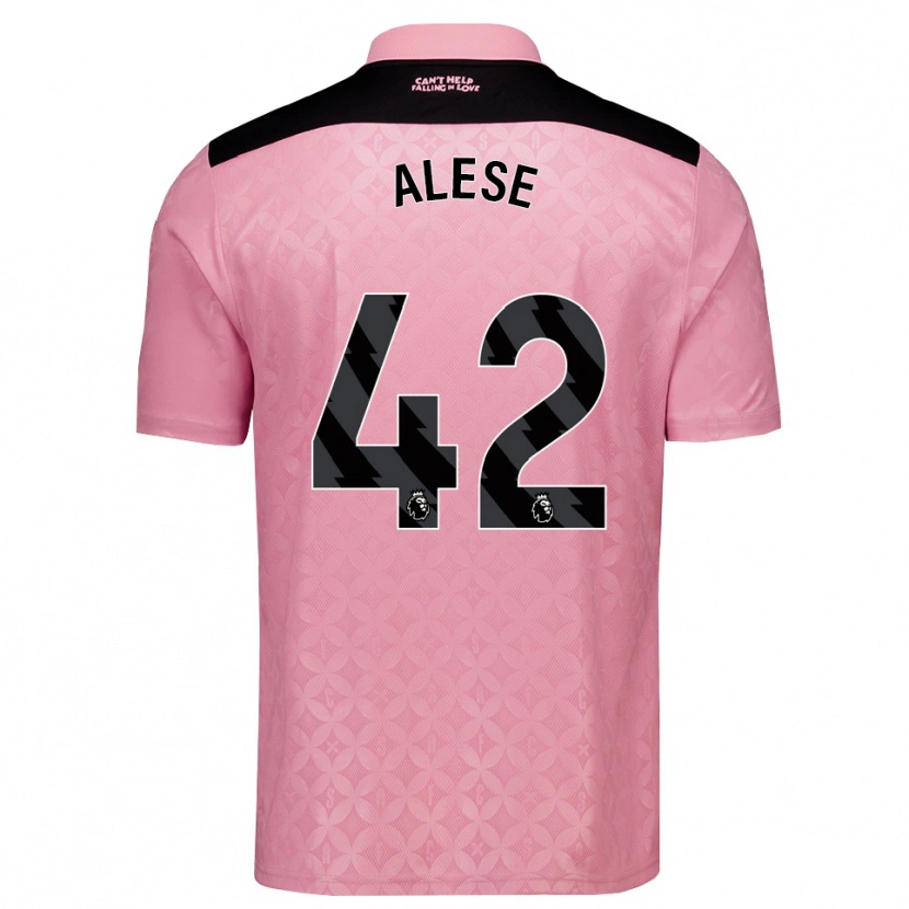 Danxen Homem Camisola Aji Alese #42 Lightpink Preto Alternativa 2026/27 Camisa Brasil