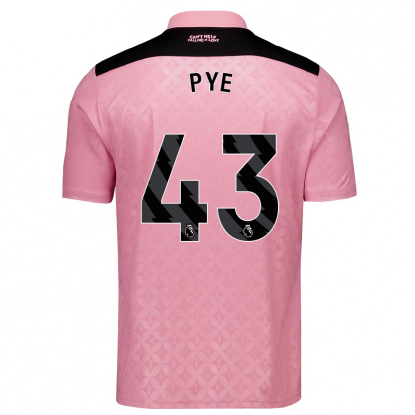 Danxen Homem Camisola Connor Pye #43 Lightpink Preto Alternativa 2026/27 Camisa Brasil