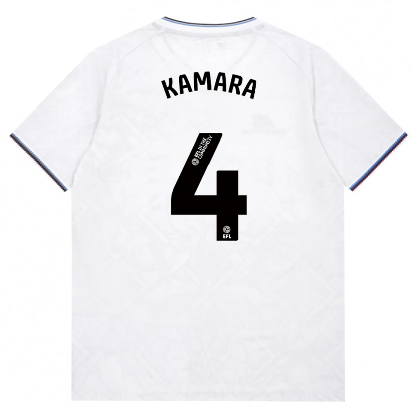 Danxen Homem Camisola Aaron Kamara #4 Borgonha Branco Alternativa 2026/27 Camisa Brasil