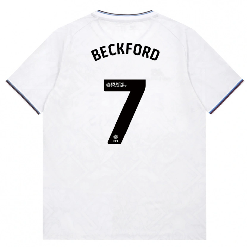 Danxen Homem Camisola Lewis Beckford #7 Borgonha Branco Alternativa 2026/27 Camisa Brasil