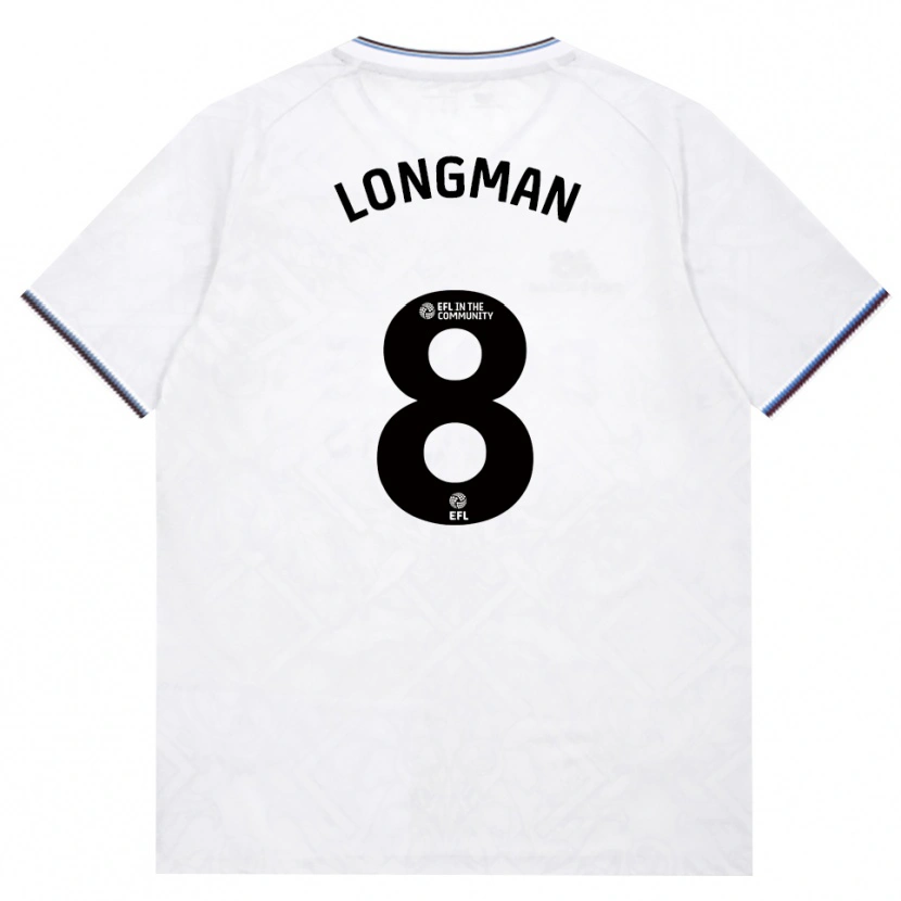 Danxen Homem Camisola Jude Longman #8 Borgonha Branco Alternativa 2026/27 Camisa Brasil