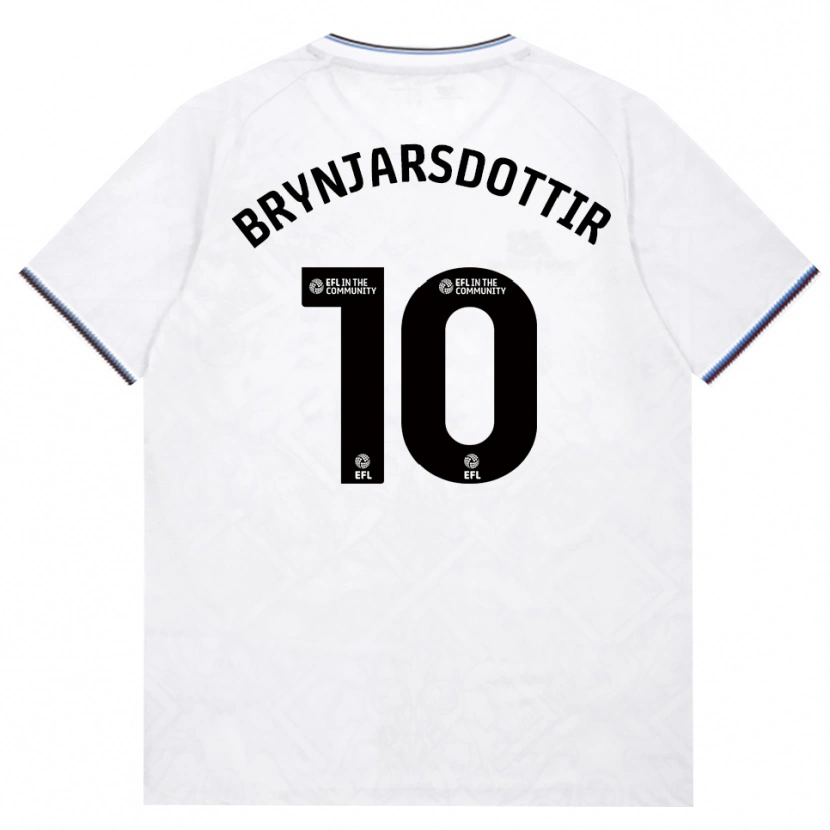 Danxen Homem Camisola Dagný Brynjarsdóttir #10 Borgonha Branco Alternativa 2026/27 Camisa Brasil