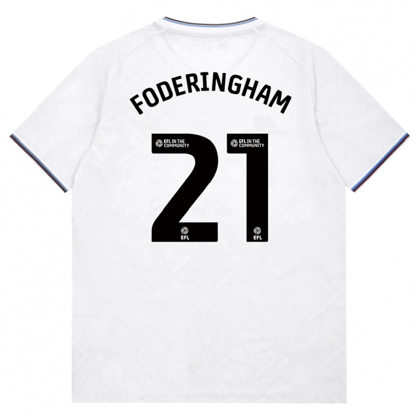 Danxen Homem Camisola Wes Foderingham #21 Borgonha Branco Alternativa 2026/27 Camisa Brasil