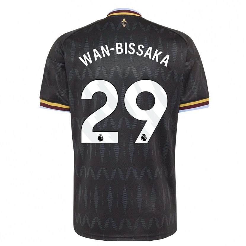 Danxen Homem Camisola Aaron Wan-Bissaka #29 Cornflowerblue Preto Amarelo Alternativa 2026/27 Camisa Brasil