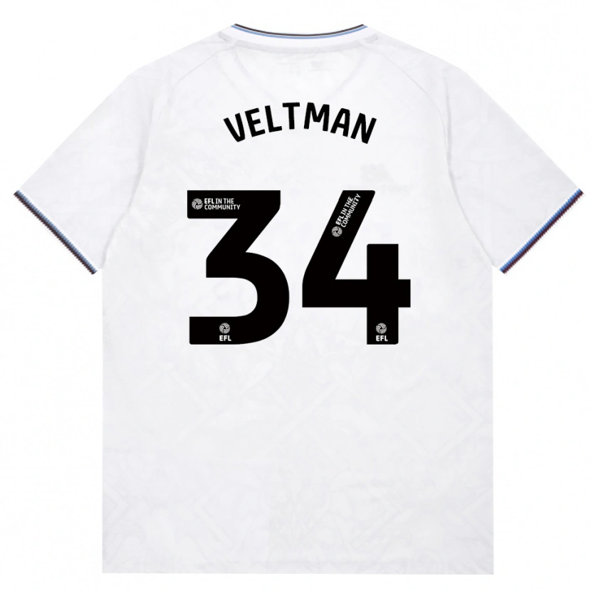 Danxen Homem Camisola Joël Veltman #34 Borgonha Branco Alternativa 2026/27 Camisa Brasil