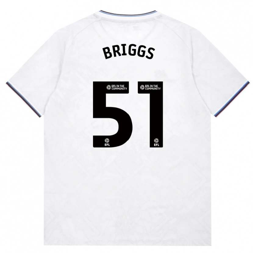 Danxen Homem Camisola Josh Briggs #51 Borgonha Branco Alternativa 2026/27 Camisa Brasil