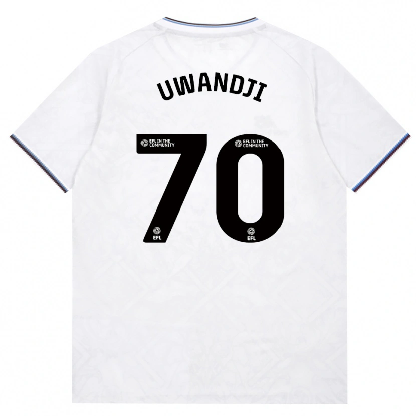 Danxen Homem Camisola Blaise Uwandji #70 Borgonha Branco Alternativa 2026/27 Camisa Brasil