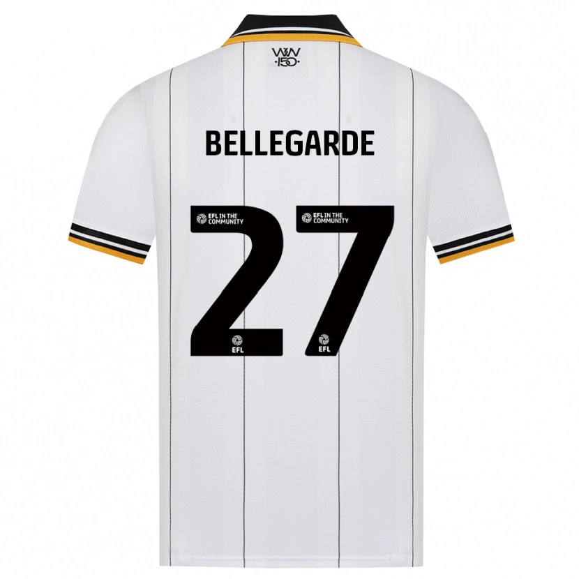 Danxen Homem Camisola Jean-Ricner Bellegarde #27 Laranja Branco Preto Alternativa 2026/27 Camisa Brasil