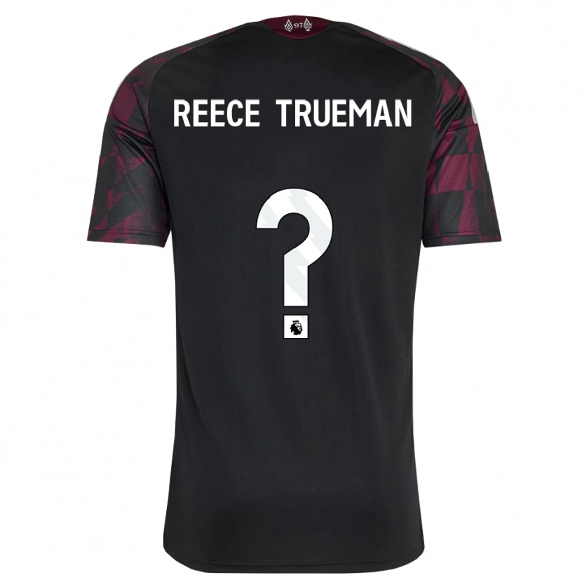 Danxen Homem Camisola Reece Trueman #0 Preto Branco Roxo Terceiro 2026/27 Camisa Brasil
