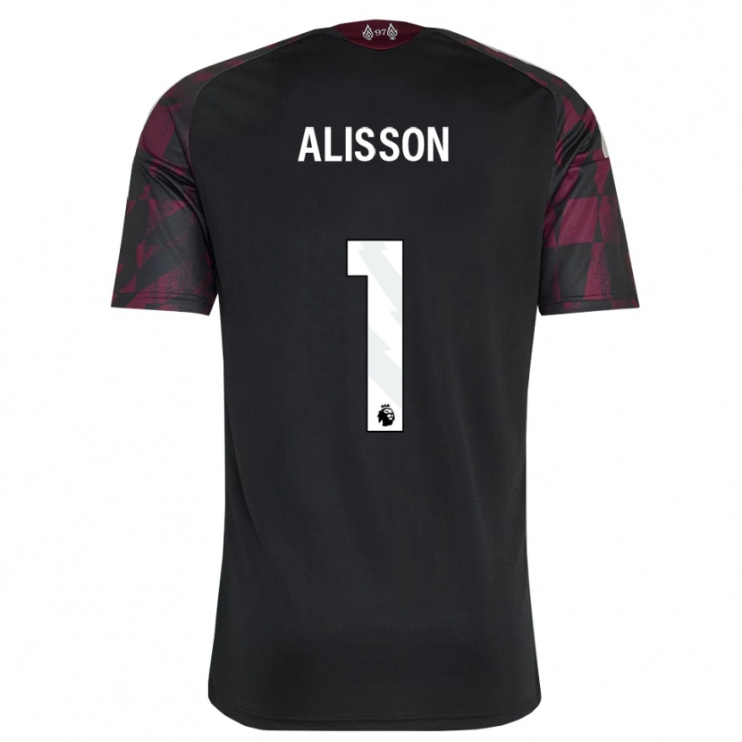 Danxen Homem Camisola Alisson Ramses Becker #1 Preto Branco Roxo Terceiro 2026/27 Camisa Brasil