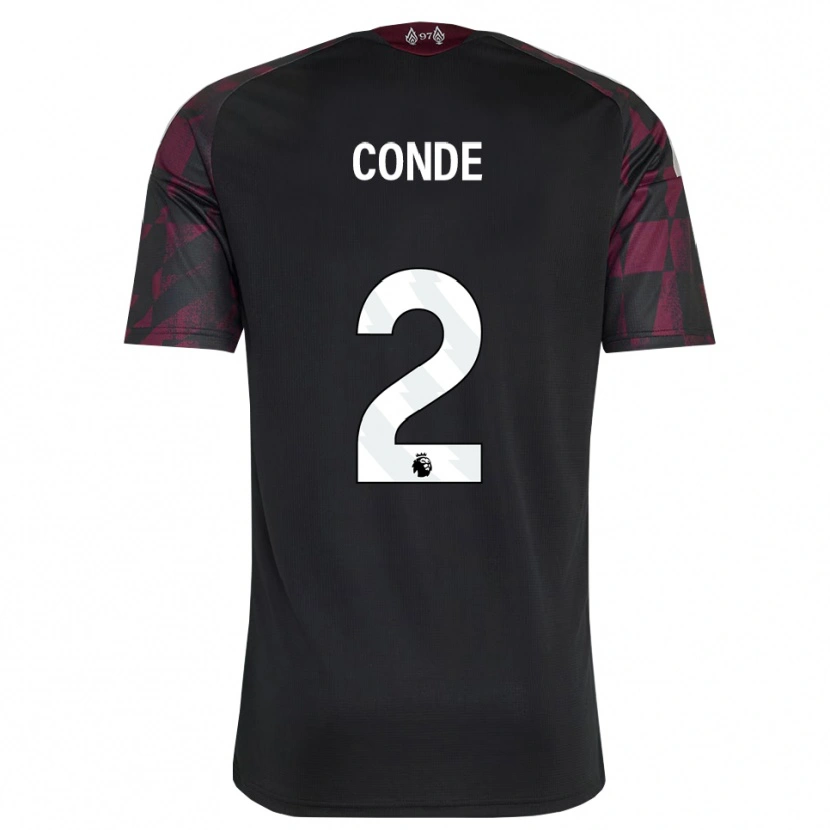 Danxen Homem Camisola Lenix Conde #2 Preto Branco Roxo Terceiro 2026/27 Camisa Brasil