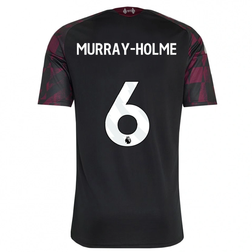Danxen Homem Camisola Haydn Murray-Holme #6 Preto Branco Roxo Terceiro 2026/27 Camisa Brasil