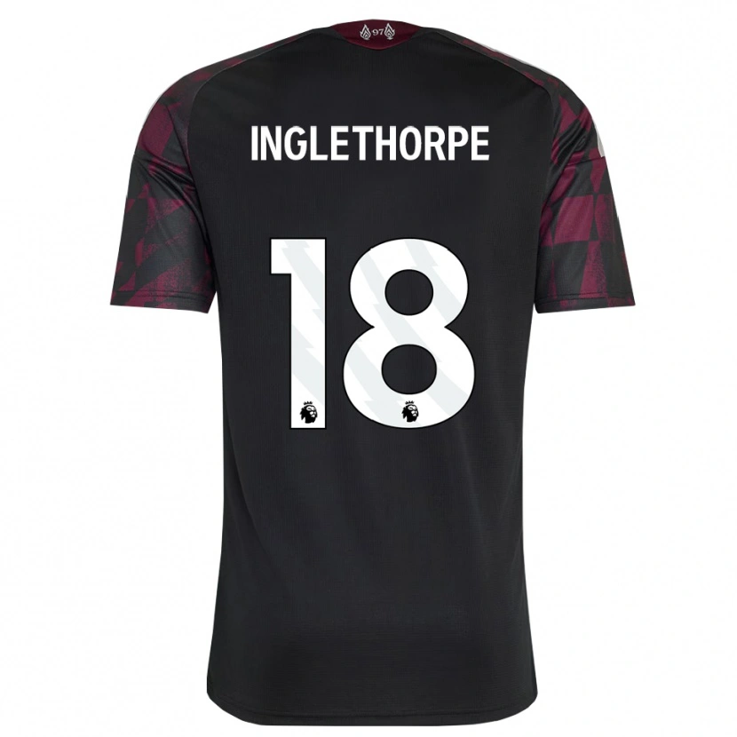 Danxen Homem Camisola Finn Inglethorpe #18 Preto Branco Roxo Terceiro 2026/27 Camisa Brasil
