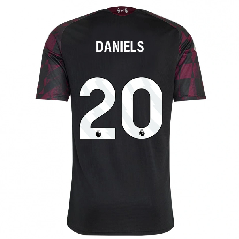 Danxen Homem Camisola Yana Daniels #20 Preto Branco Roxo Terceiro 2026/27 Camisa Brasil