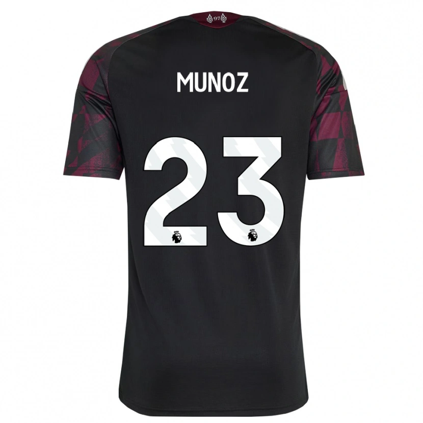 Danxen Homem Camisola Víctor Muñoz #23 Preto Branco Roxo Terceiro 2026/27 Camisa Brasil