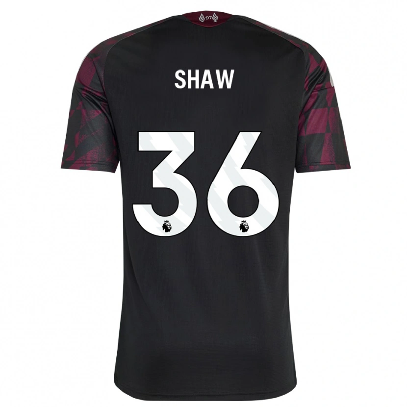Danxen Homem Camisola Zara Shaw #36 Preto Branco Roxo Terceiro 2026/27 Camisa Brasil