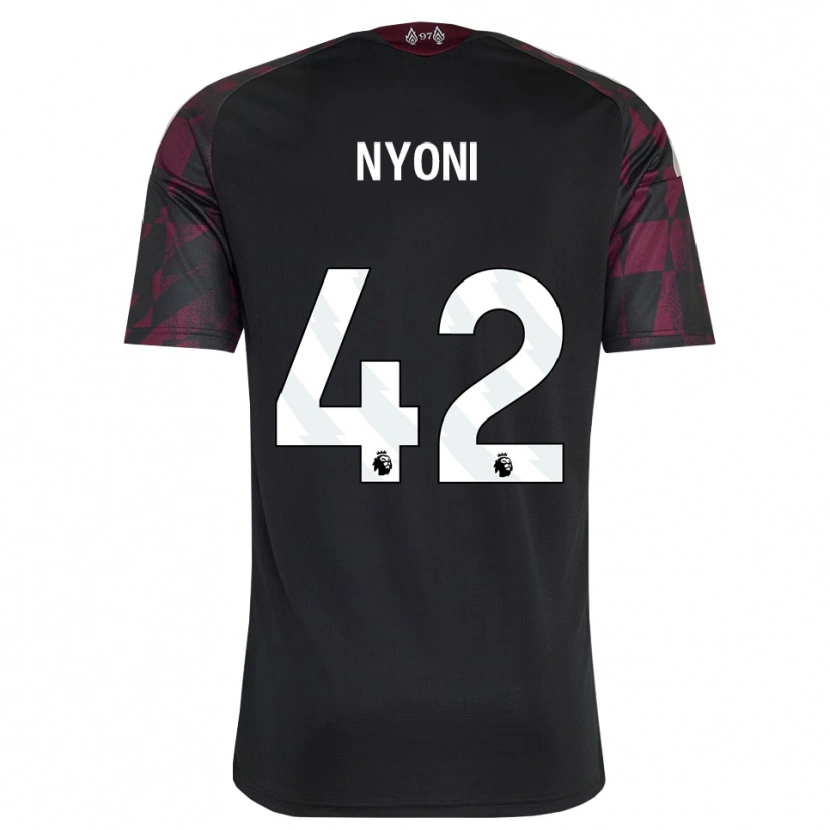Danxen Homem Camisola Trey Nyoni #42 Preto Branco Roxo Terceiro 2026/27 Camisa Brasil
