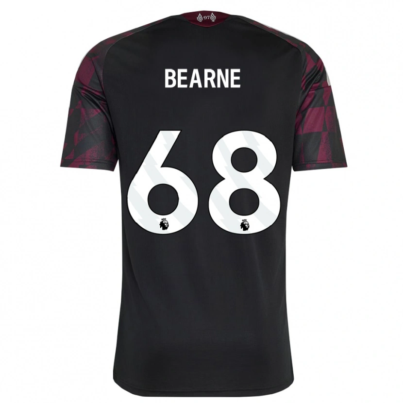 Danxen Homem Camisola Jack Bearne #68 Preto Branco Roxo Terceiro 2026/27 Camisa Brasil