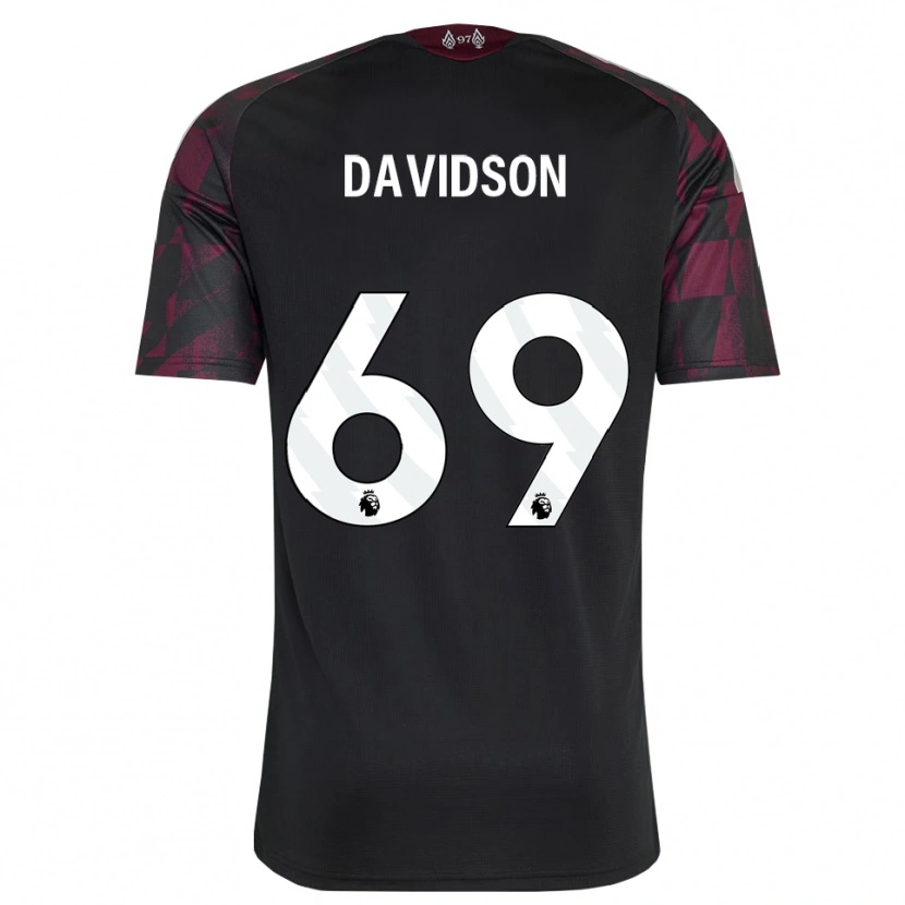 Danxen Homem Camisola Josh Davidson #69 Preto Branco Roxo Terceiro 2026/27 Camisa Brasil