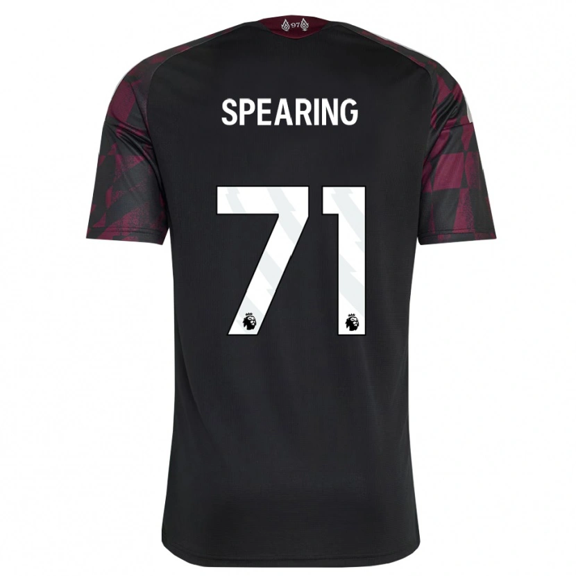 Danxen Homem Camisola Jay Spearing #71 Preto Branco Roxo Terceiro 2026/27 Camisa Brasil