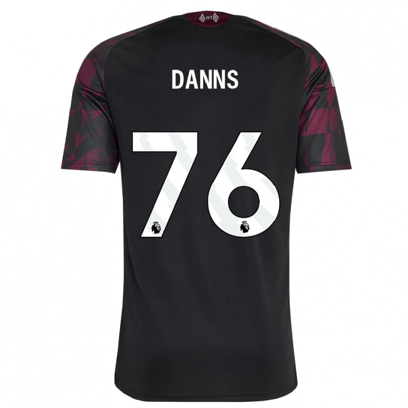 Danxen Homem Camisola Jayden Danns #76 Preto Branco Roxo Terceiro 2026/27 Camisa Brasil