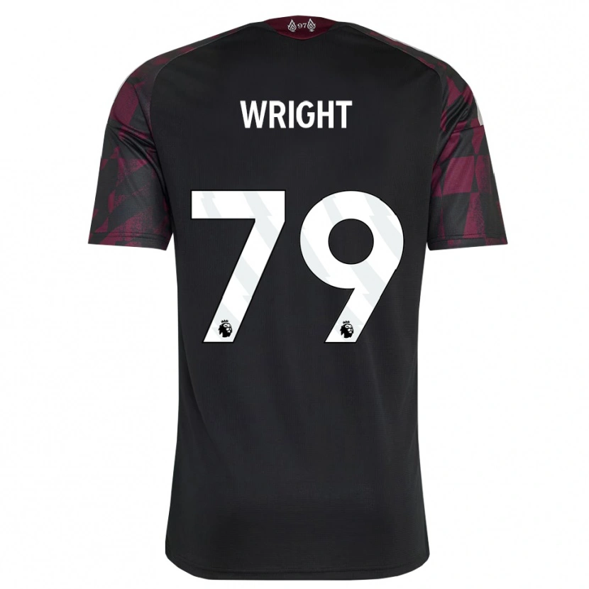 Danxen Homem Camisola Will Wright #79 Preto Branco Roxo Terceiro 2026/27 Camisa Brasil