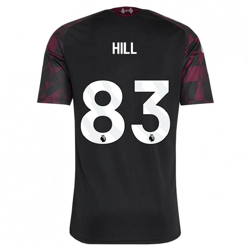 Danxen Homem Camisola Thomas Hill #83 Preto Branco Roxo Terceiro 2026/27 Camisa Brasil