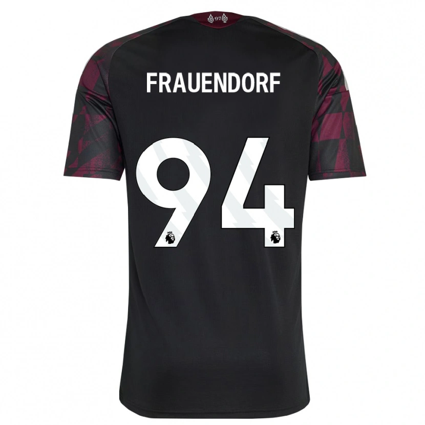Danxen Homem Camisola Melkamu Frauendorf #94 Preto Branco Roxo Terceiro 2026/27 Camisa Brasil