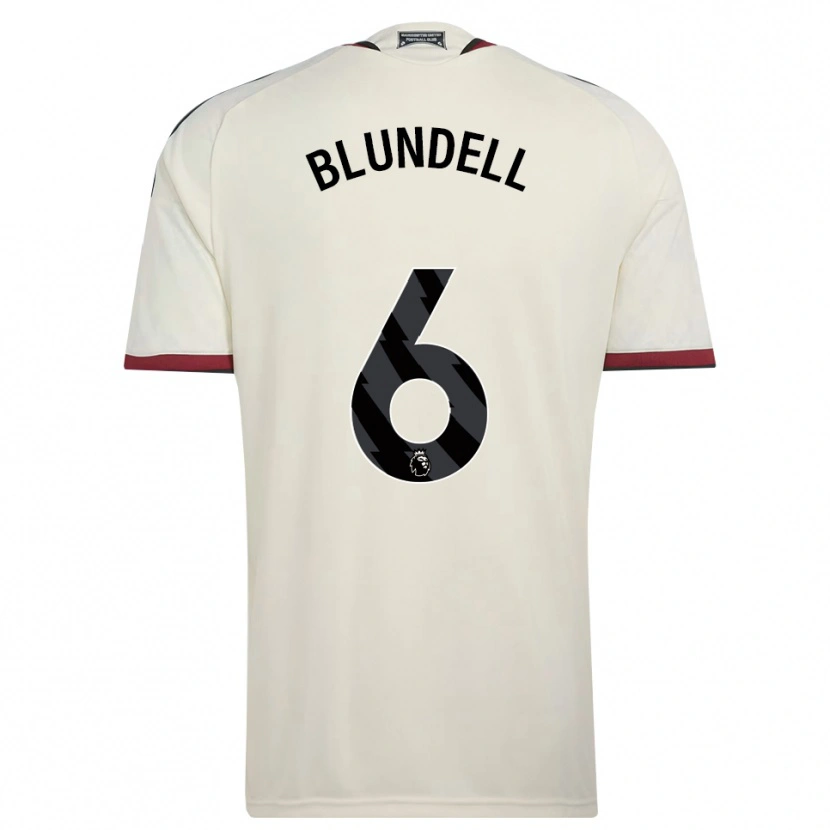 Danxen Homem Camisola Hannah Blundell #6 Beige Preto Vermelho Terceiro 2026/27 Camisa Brasil