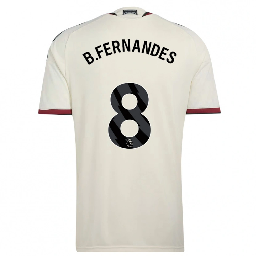 Danxen Homem Camisola Bruno Fernandes #8 Beige Preto Vermelho Terceiro 2026/27 Camisa Brasil