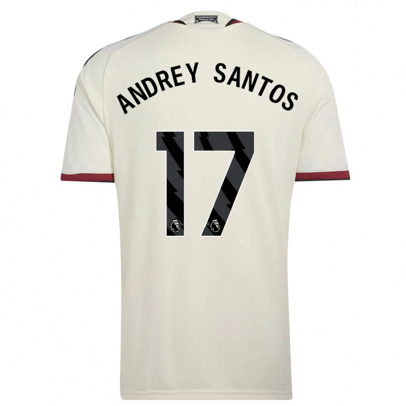 Danxen Homem Camisola Andrey Santos #17 Beige Preto Vermelho Terceiro 2026/27 Camisa Brasil