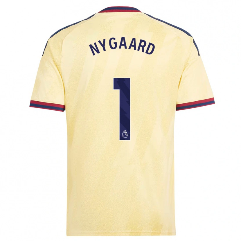 Danxen Homem Camisola Lucas Nygaard #1 Amarelo Claro Midnightblue Terceiro 2026/27 Camisa Brasil