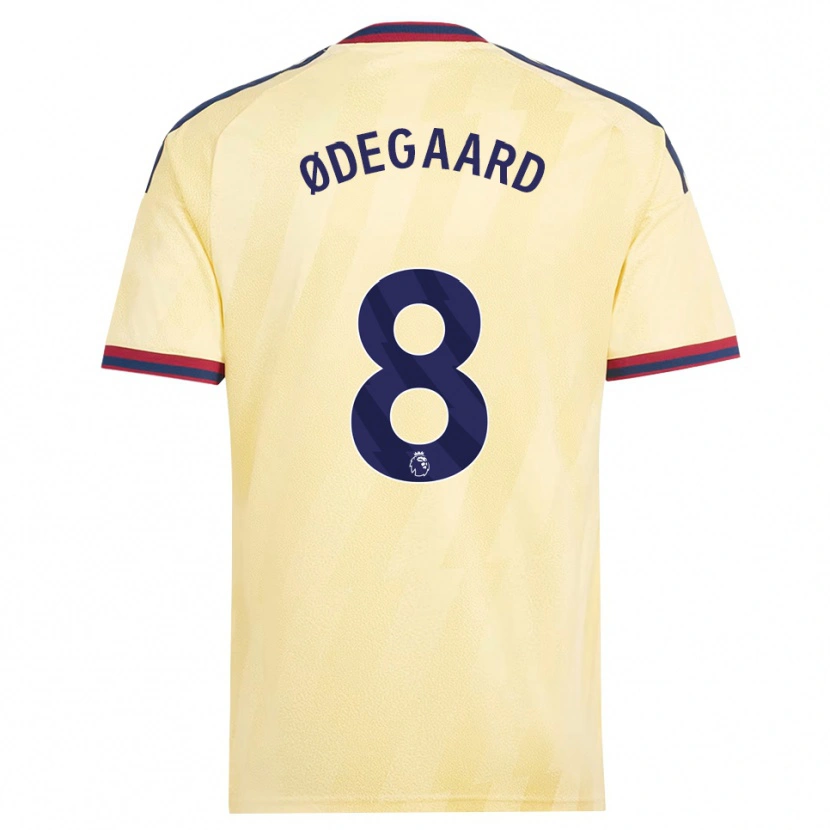 Danxen Homem Camisola Martin Ødegaard #8 Amarelo Claro Midnightblue Terceiro 2026/27 Camisa Brasil
