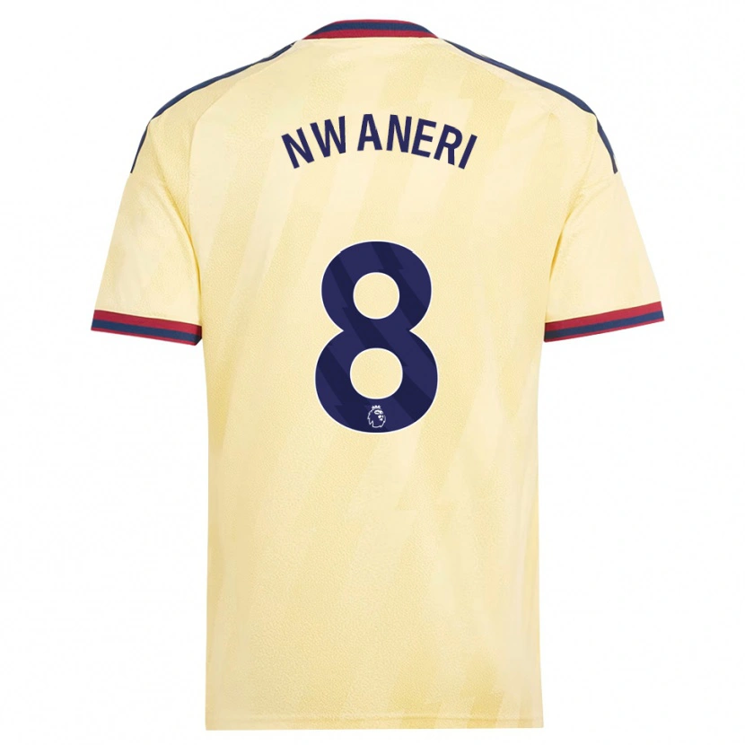 Danxen Homem Camisola Emerson Nwaneri #8 Amarelo Claro Midnightblue Terceiro 2026/27 Camisa Brasil