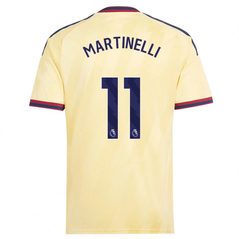 Danxen Homem Camisola Gabriel Martinelli #11 Amarelo Claro Midnightblue Terceiro 2026/27 Camisa Brasil