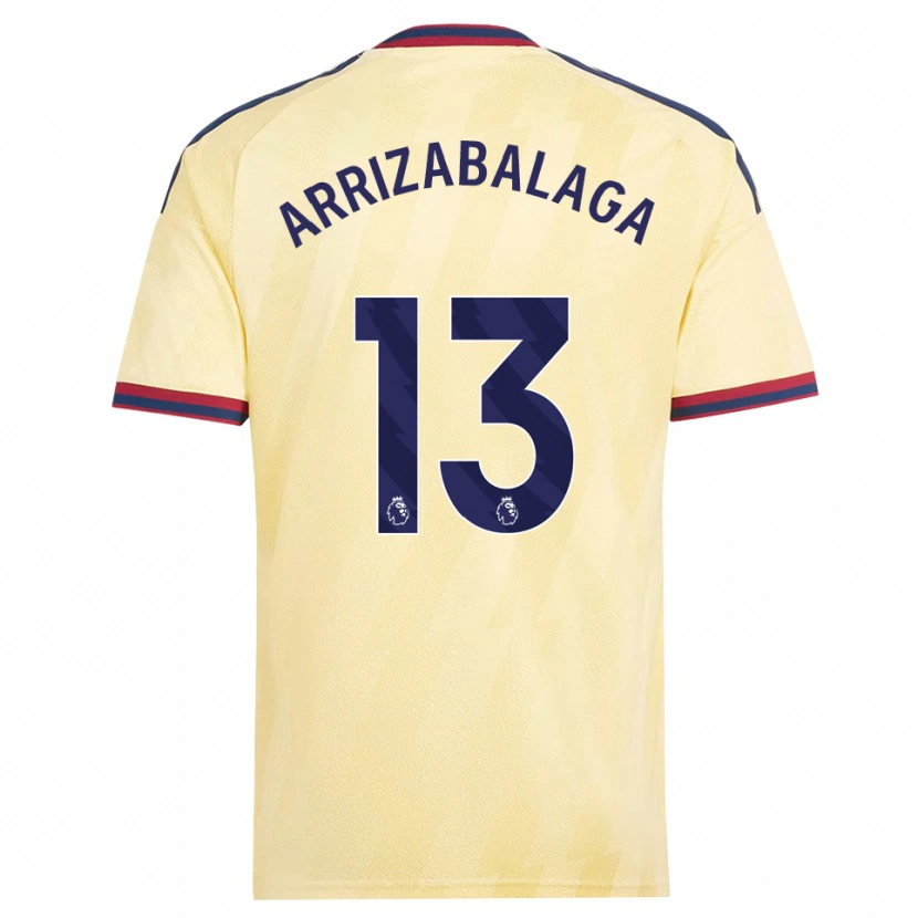 Danxen Homem Camisola Kepa Arrizabalaga #13 Amarelo Claro Midnightblue Terceiro 2026/27 Camisa Brasil