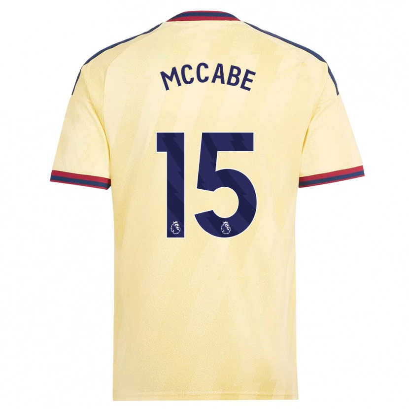 Danxen Homem Camisola Katie Mccabe #15 Amarelo Claro Midnightblue Terceiro 2026/27 Camisa Brasil