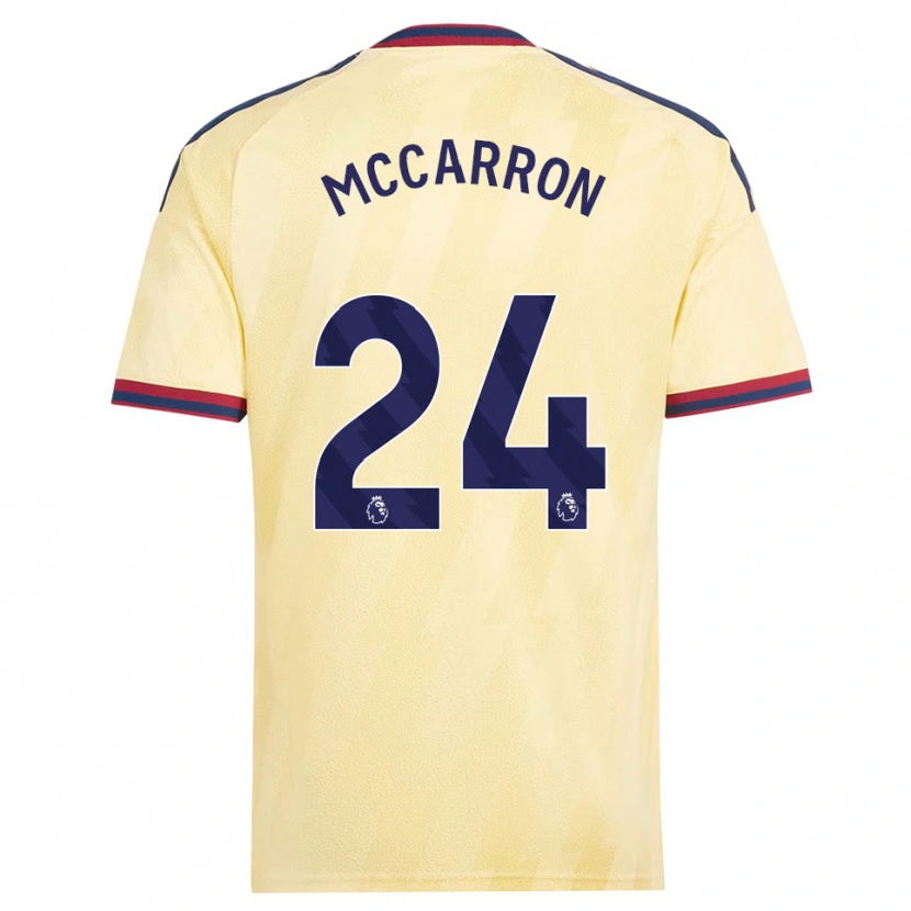 Danxen Homem Camisola Daniel Mccarron #24 Amarelo Claro Midnightblue Terceiro 2026/27 Camisa Brasil