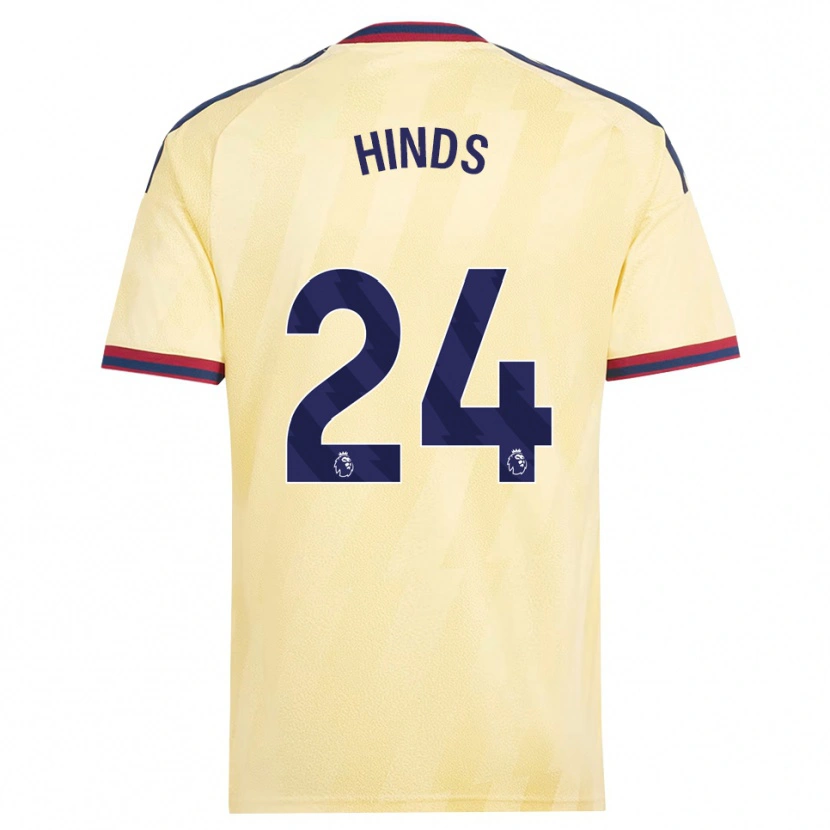 Danxen Homem Camisola Taylor Hinds #24 Amarelo Claro Midnightblue Terceiro 2026/27 Camisa Brasil