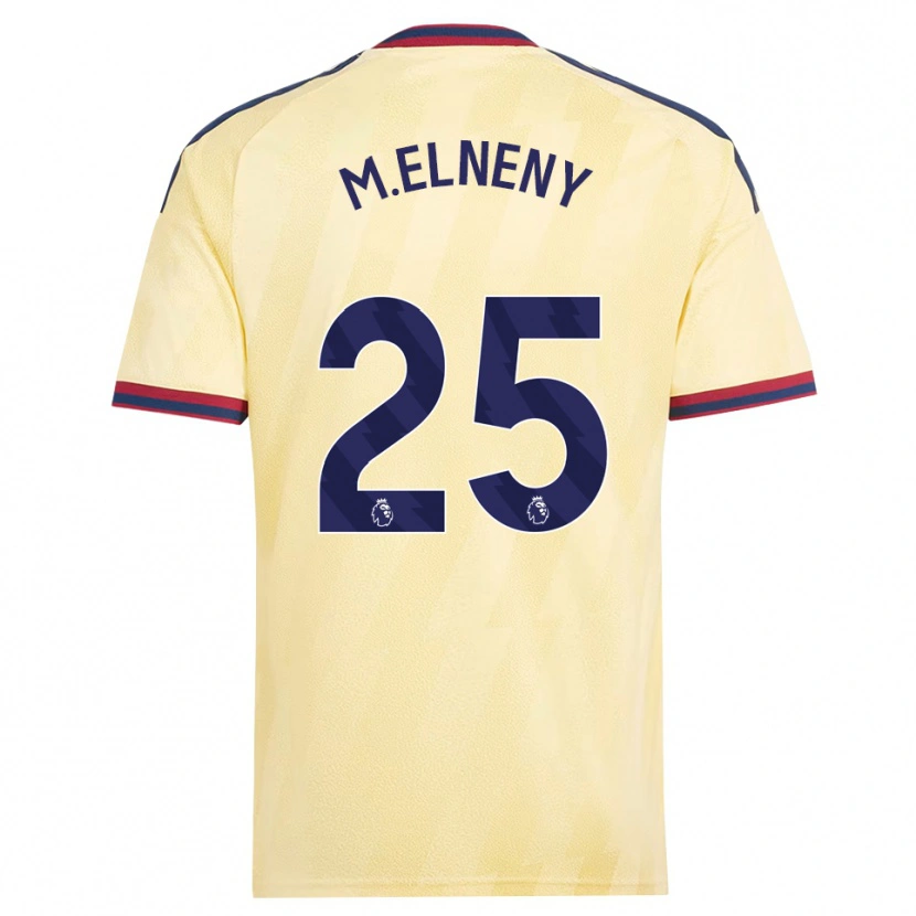 Danxen Homem Camisola Mohamed Elneny #25 Amarelo Claro Midnightblue Terceiro 2026/27 Camisa Brasil