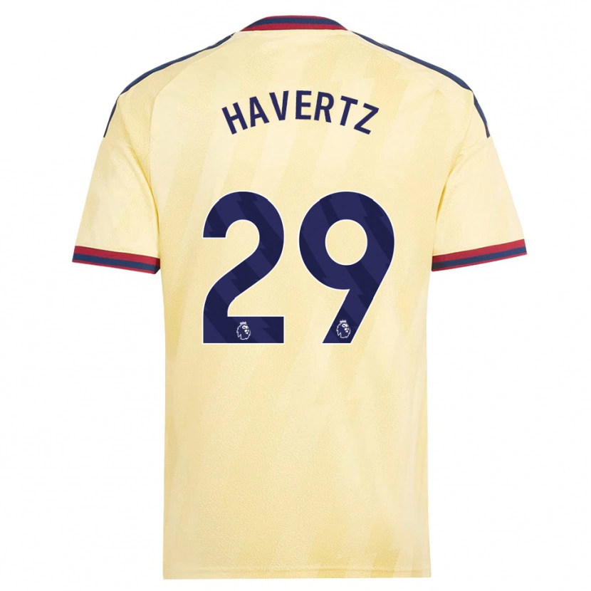 Danxen Homem Camisola Kai Havertz #29 Amarelo Claro Midnightblue Terceiro 2026/27 Camisa Brasil