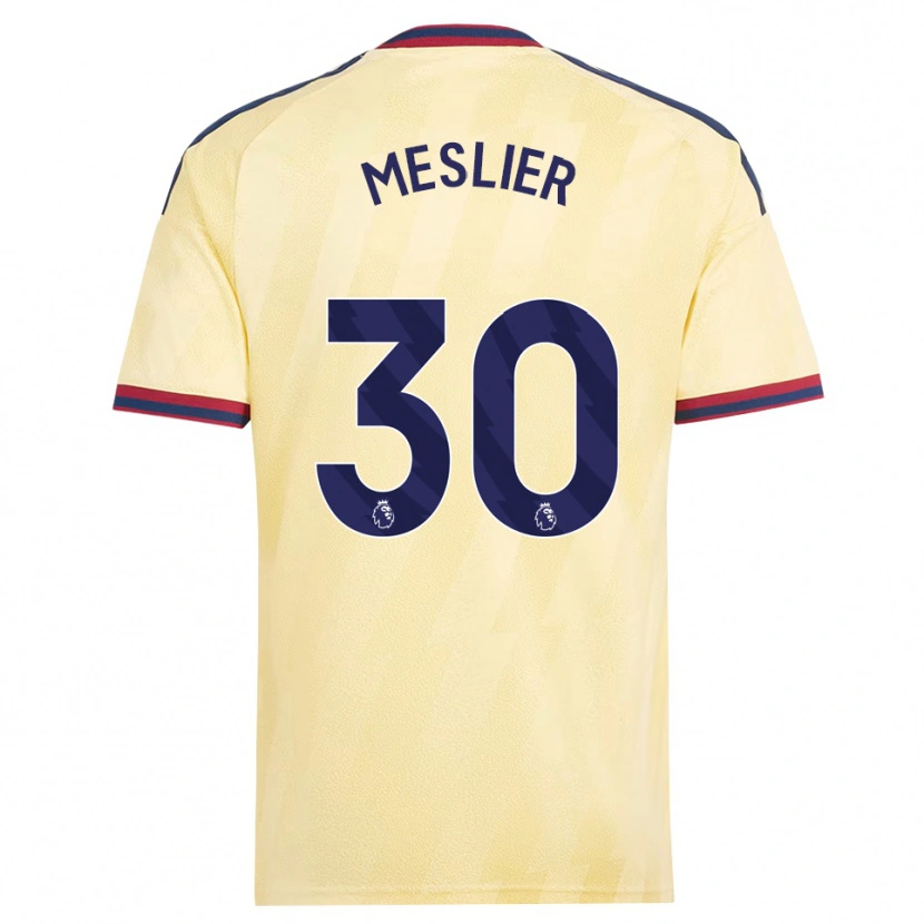 Danxen Homem Camisola Illan Meslier #30 Amarelo Claro Midnightblue Terceiro 2026/27 Camisa Brasil