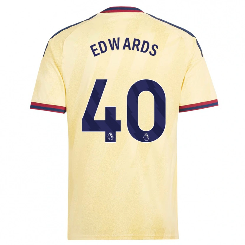 Danxen Homem Camisola Khayon Edwards #40 Amarelo Claro Midnightblue Terceiro 2026/27 Camisa Brasil