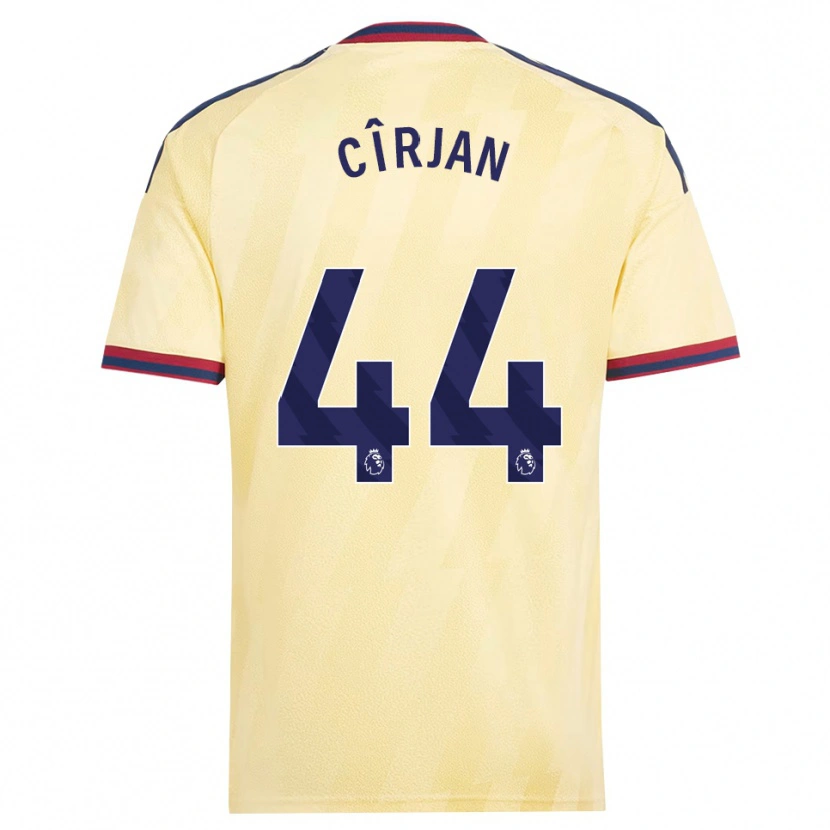 Danxen Homem Camisola Catalin Cîrjan #44 Amarelo Claro Midnightblue Terceiro 2026/27 Camisa Brasil
