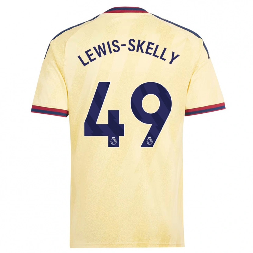 Danxen Homem Camisola Myles Lewis-Skelly #49 Amarelo Claro Midnightblue Terceiro 2026/27 Camisa Brasil