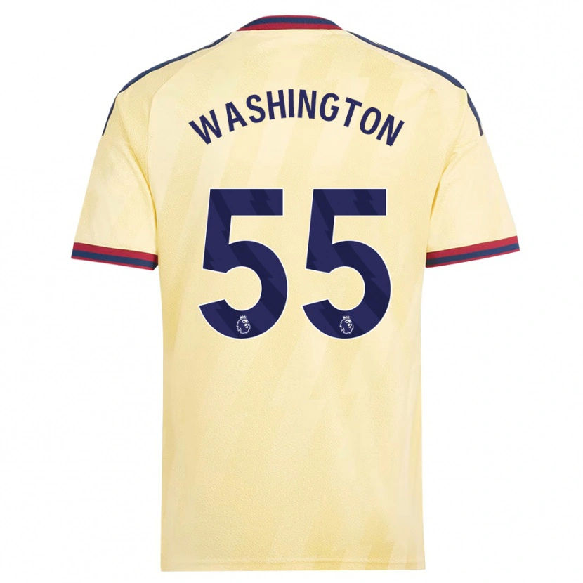 Danxen Homem Camisola Marcell Washington #55 Amarelo Claro Midnightblue Terceiro 2026/27 Camisa Brasil